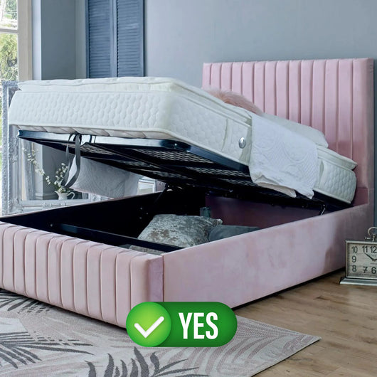 Sussex Bed with Ottoman Storage Option