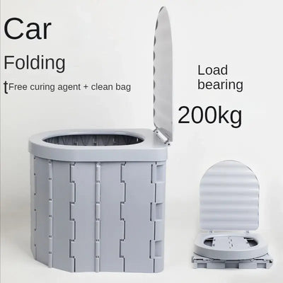 Portable Camping Toilet Foldable and Compact