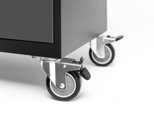 Bold Series 9 Piece Cabinet Set with 2 Base, Tool, Wall Cabinets and 30 in. Lockers