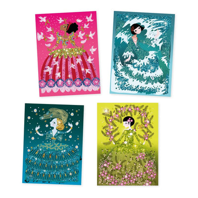 Djeco Glitter Dresses Glitter boards