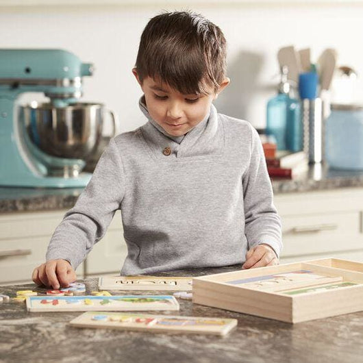 Wooden Puzzle See & Spell