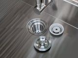 Outdoor Kitchen Aluminum Sink Cabinet - Slate Gray