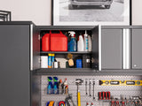 Pro Series 10 Piece Cabinet Set with Lockers, Tool Drawer Cabinet and 84 in. Worktop