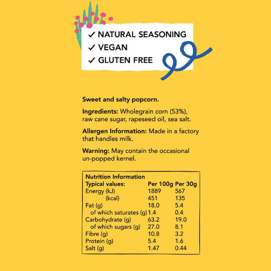 Propercorn - Flavoured Popcorn - Sweet & Salty