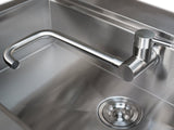 Outdoor Kitchen Aluminum Sink Cabinet - Slate Gray